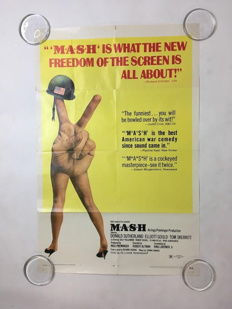 Original Mash (1972) Lithographic Movie Poster (1 of 3)