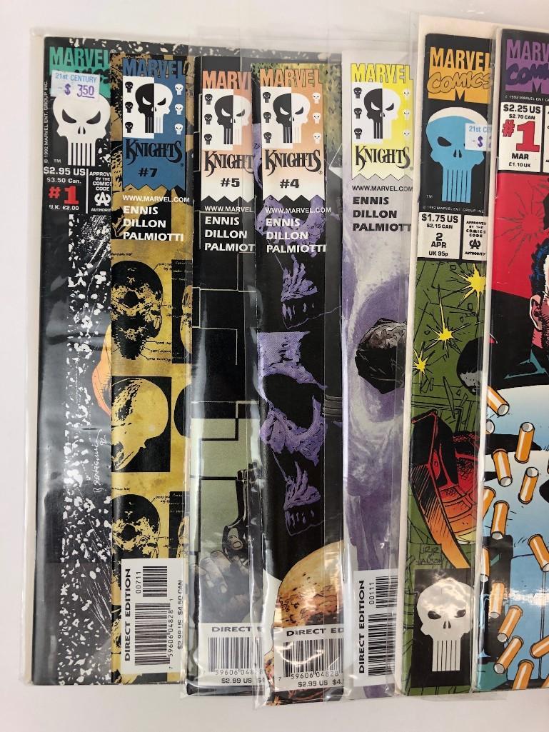 Lot of 13 Vintage Comic Books Marvel The Punisher (1 of 4)