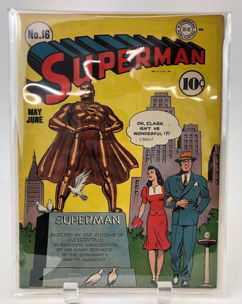 DC Comic Book Superman No. 16 10 Cents (1 of 6)