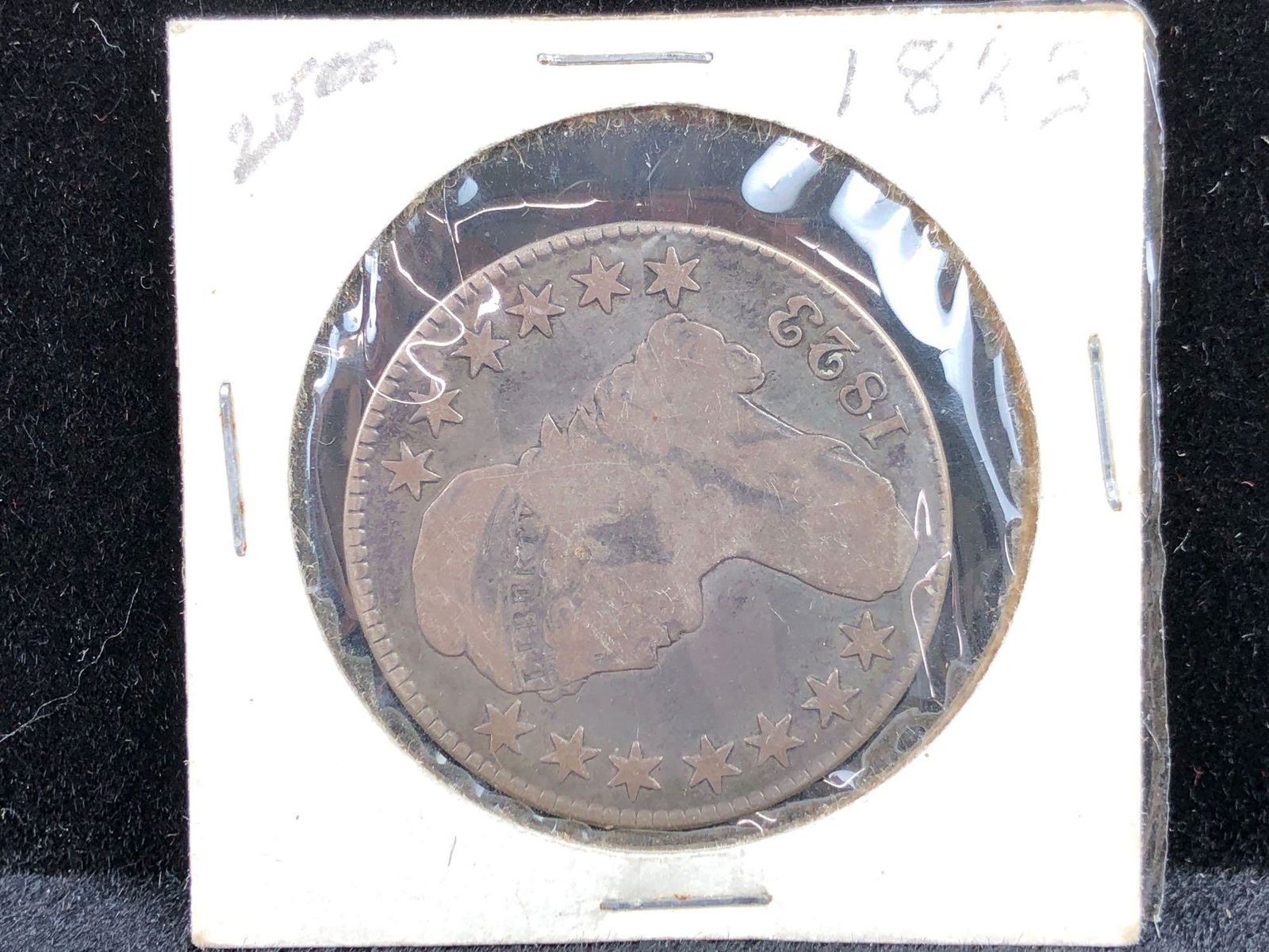 1823 Bust Half Dollar Coin (1 of 3)
