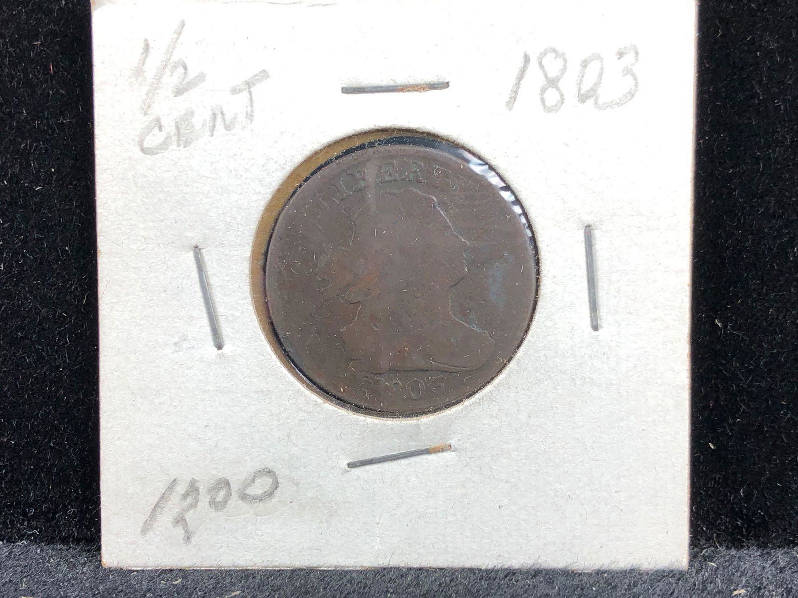 1803 Half Cent (1 of 3)