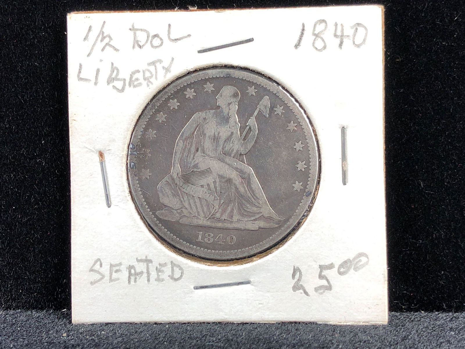 1840 Seated Liberty Half Dollar (1 of 2)