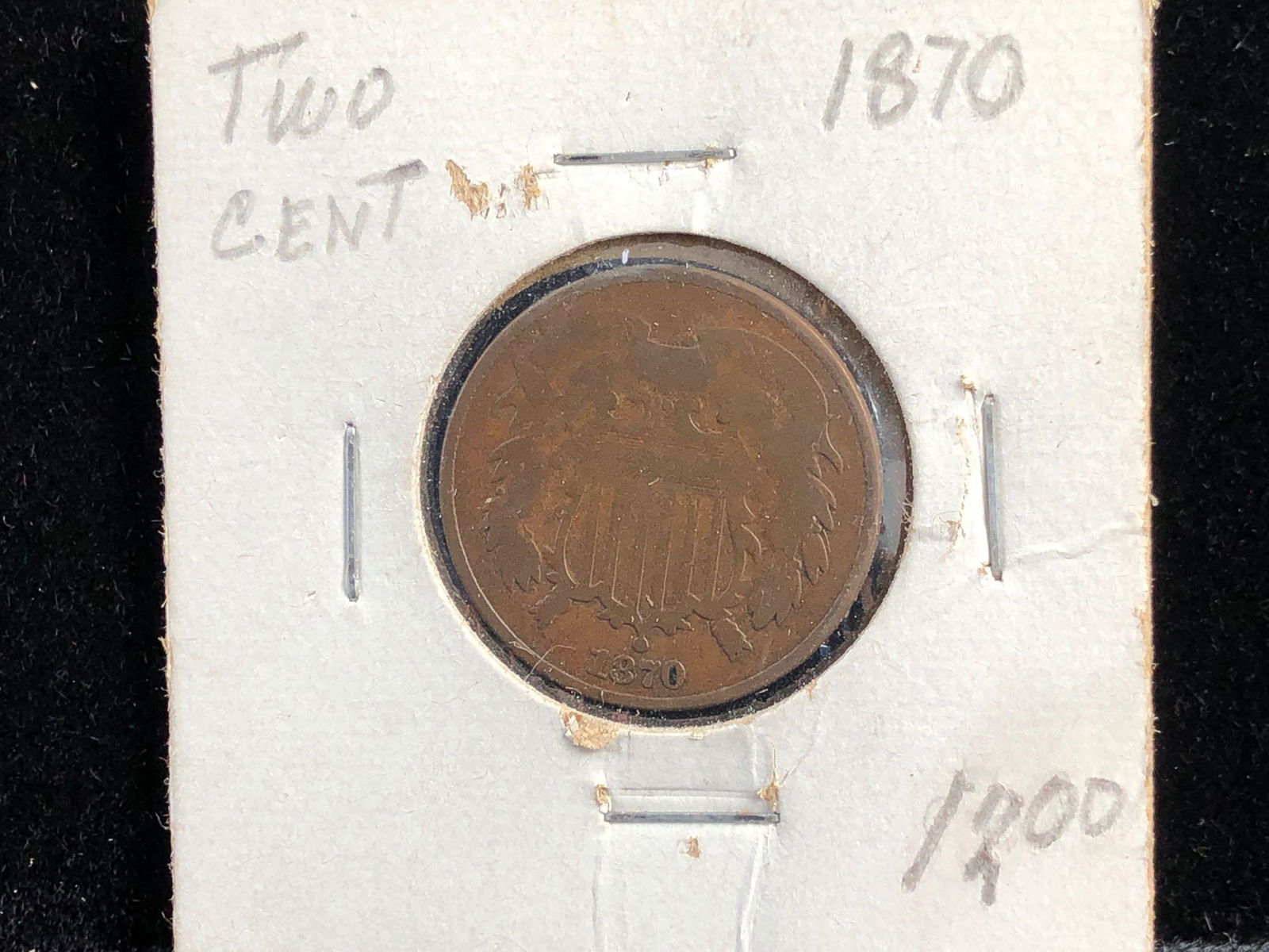 1870 2 Cent Piece Coin (1 of 3)