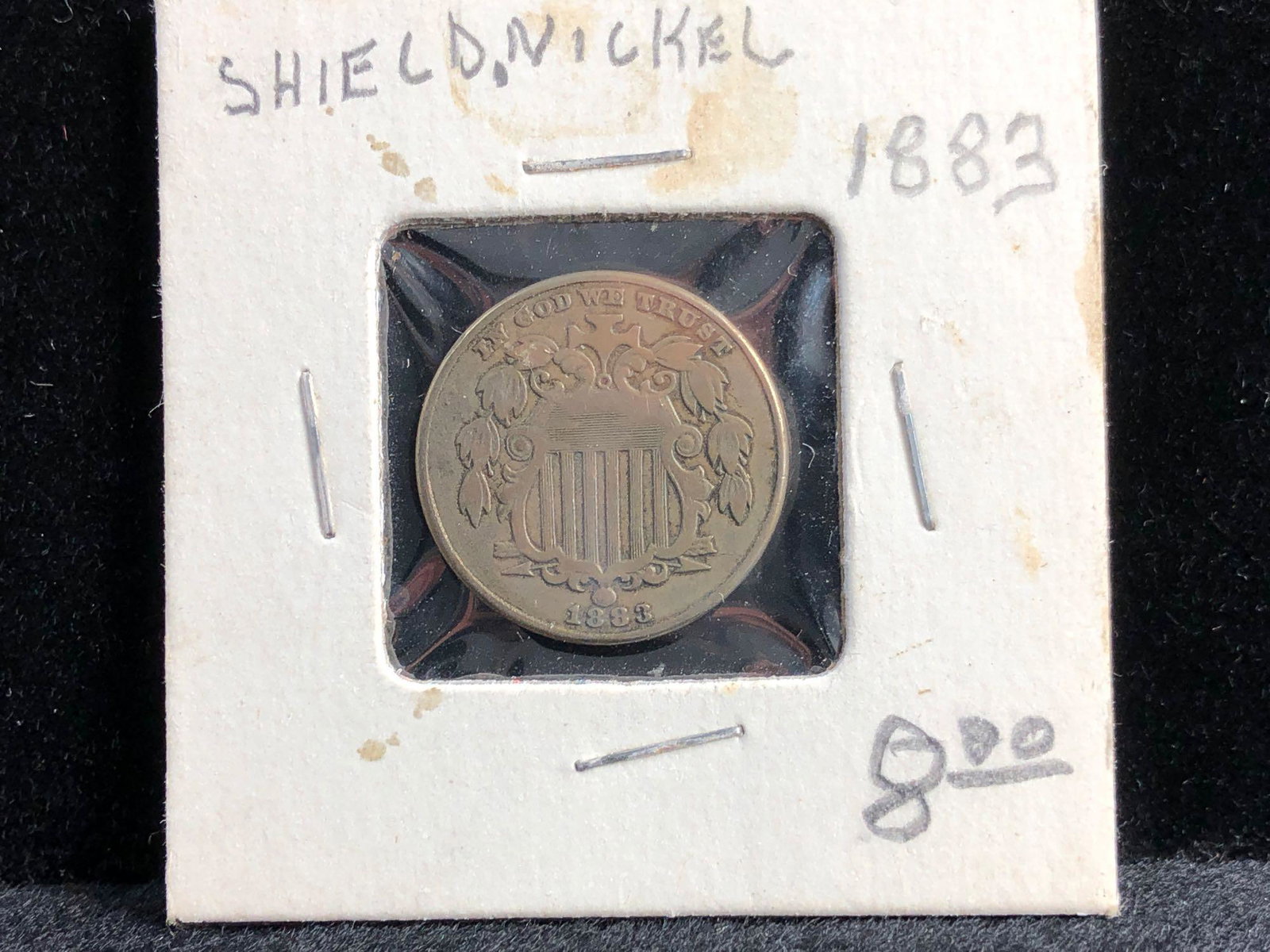 1883 Shield Nickel: Whether you are a seasoned collector or new to numismatics, there is something here for you! This auction includes over 1000 lots that have been in storage and untouched for 40 years. All coins are so