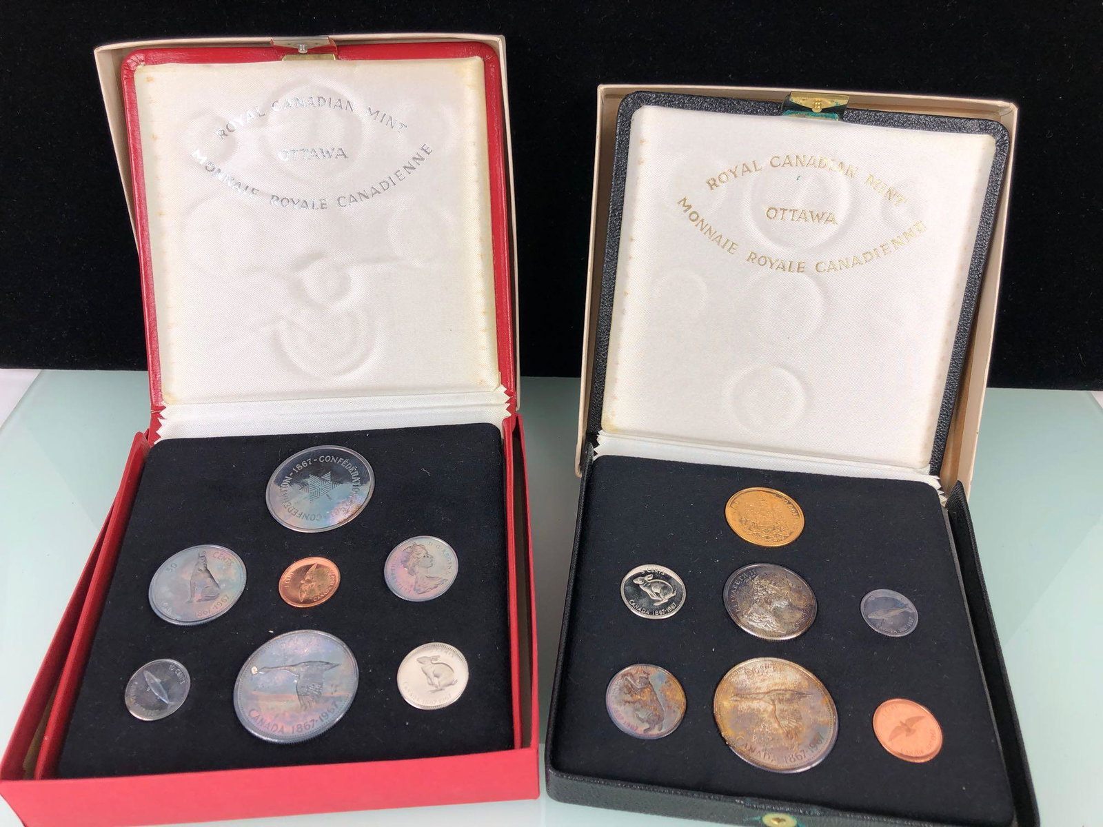 Lot of 2 1867-1967 Royal Canadian Mint Centennial Set (1 of 6)