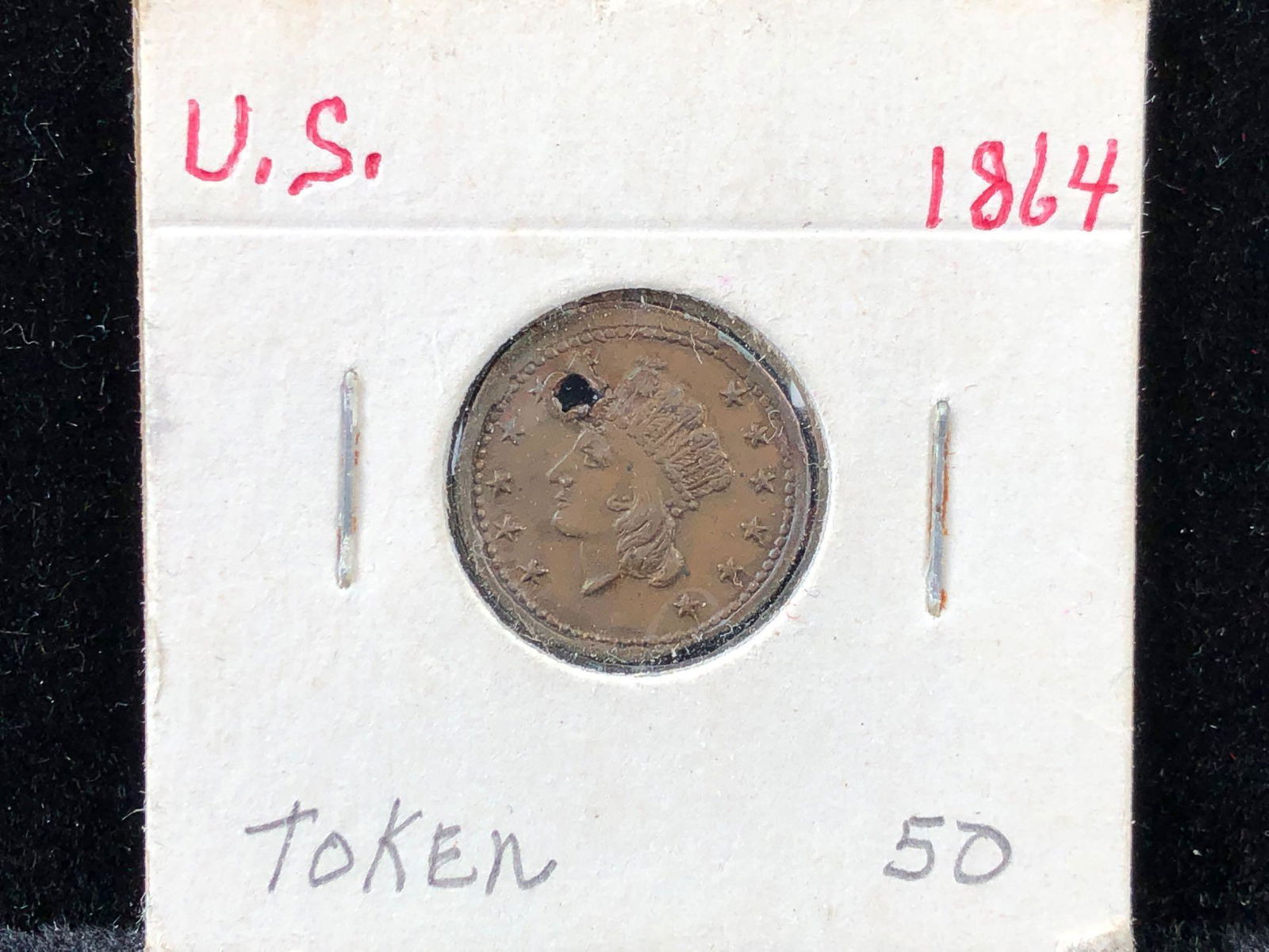 1864 Union Forever Civil War Token (1 of 2)