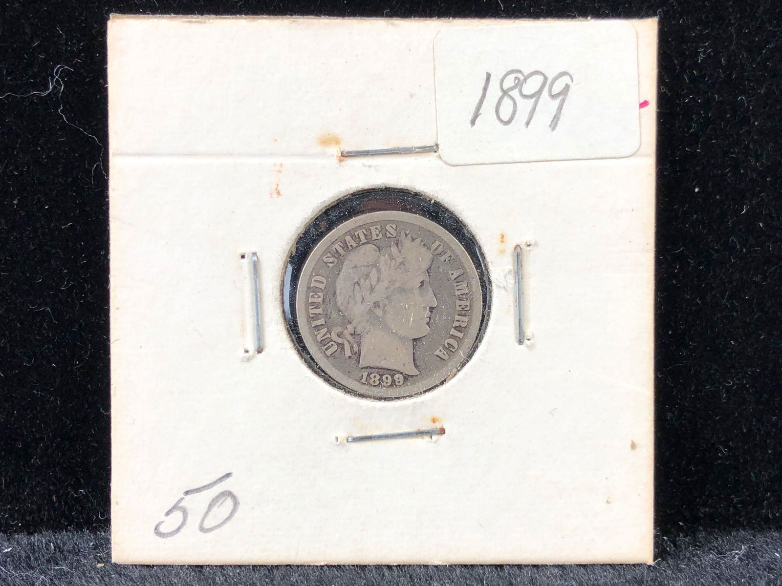 1899 Barber Dime (1 of 3)