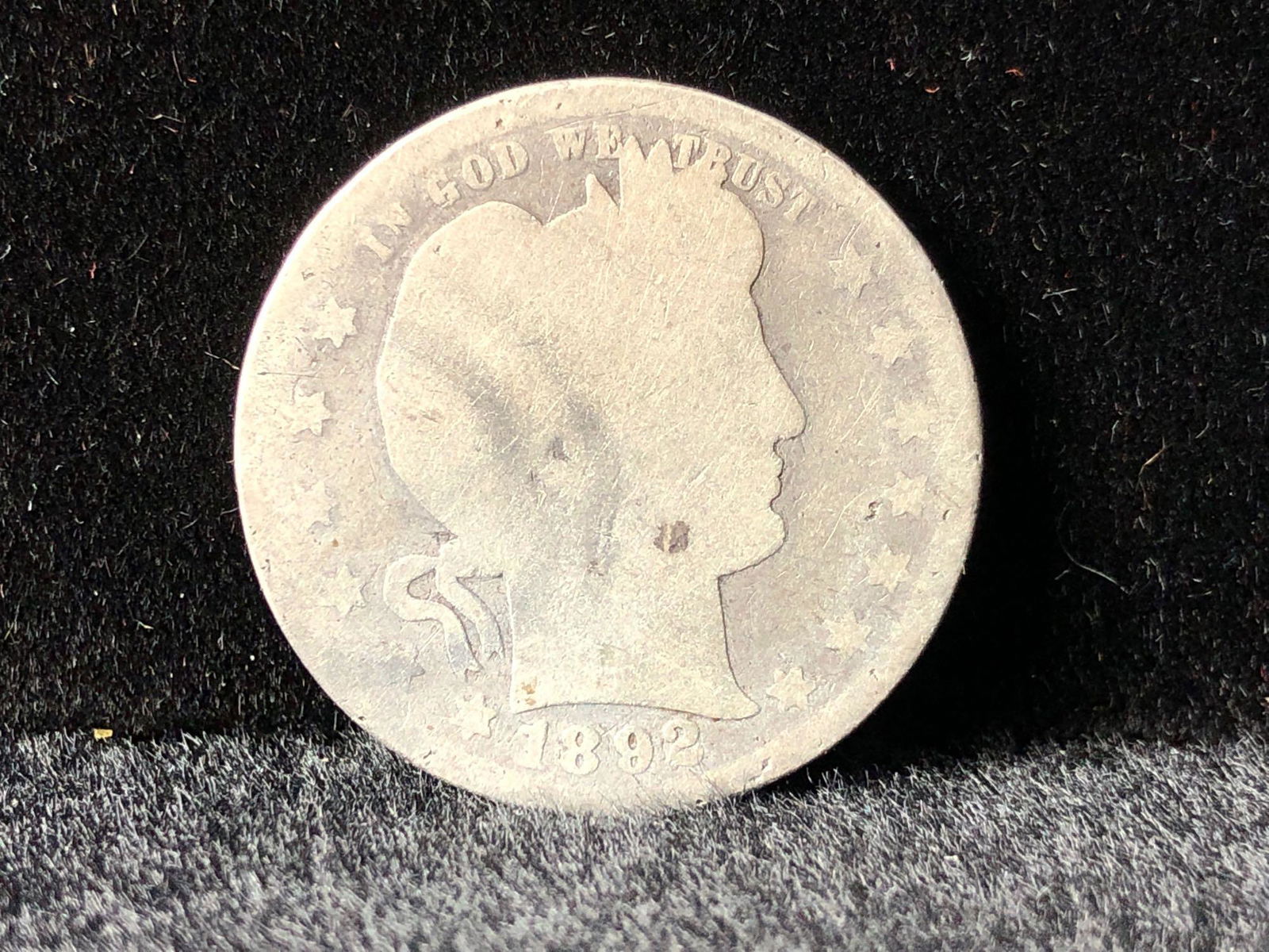 1892 Barber Quarter (1 of 2)