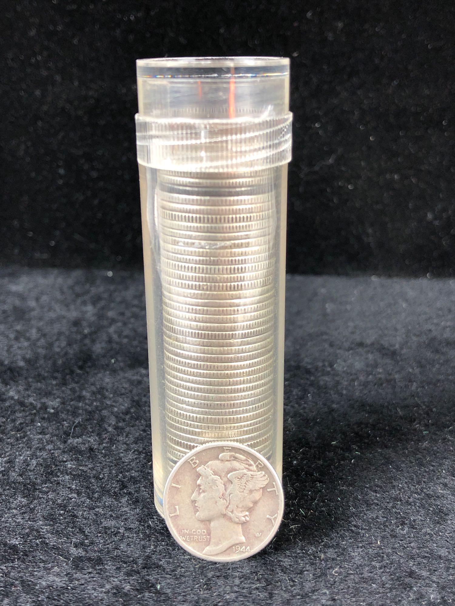 (50) Mercury Dime Roll Varied Dates (1 of 1)