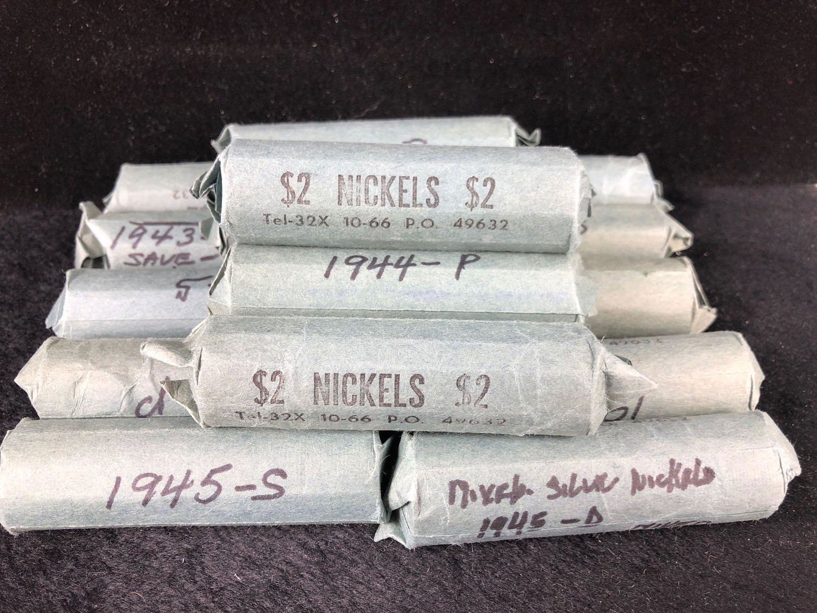 14 Rolls 1942-1945 US Nickels (1 of 2)