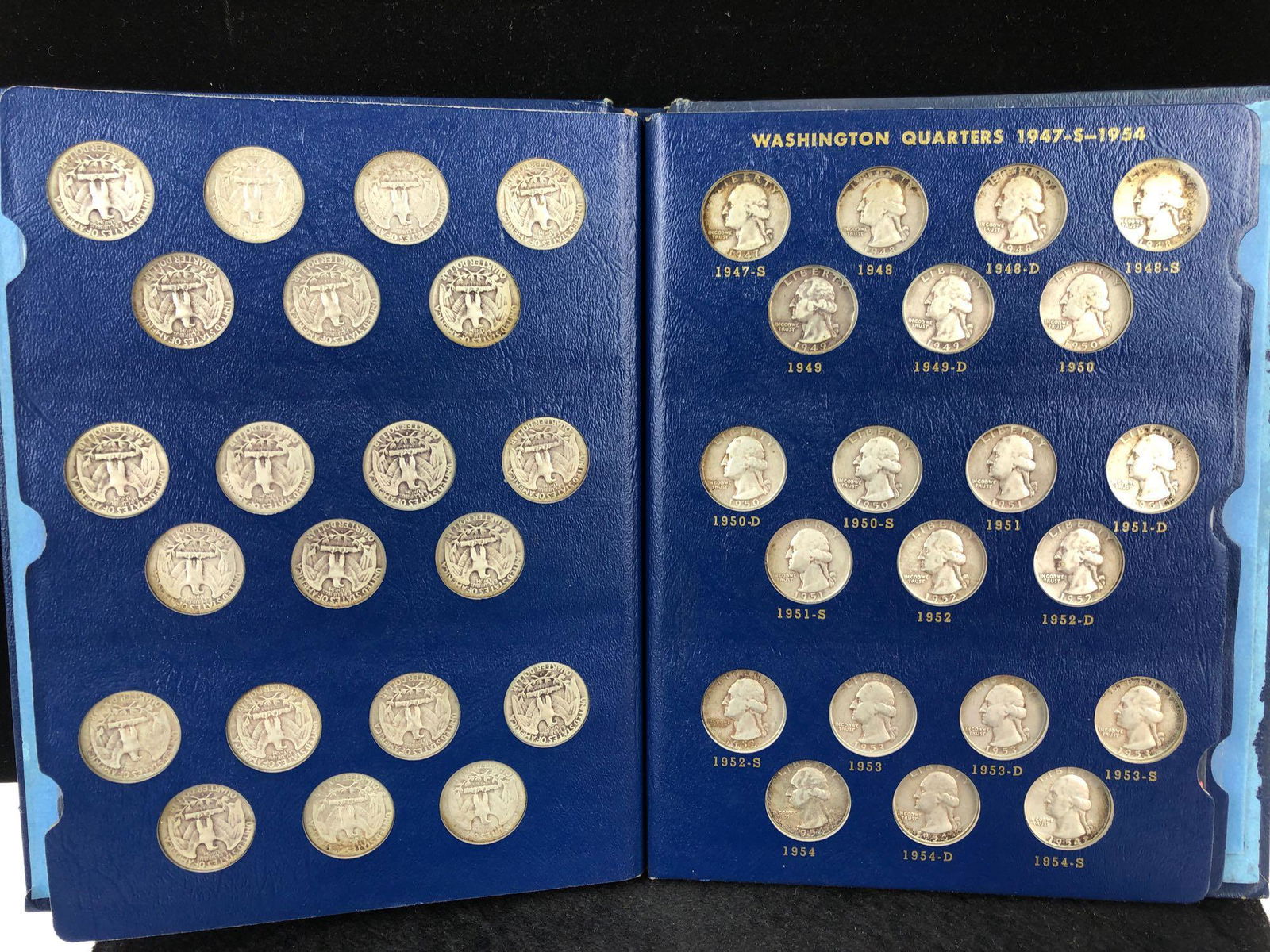 (74) 1932-1964 Washington Quarters Partially Filled (1 of 11)