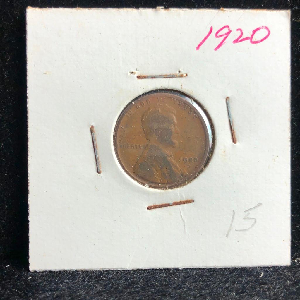 1920 Lincoln Wheat Penny (1 of 2)