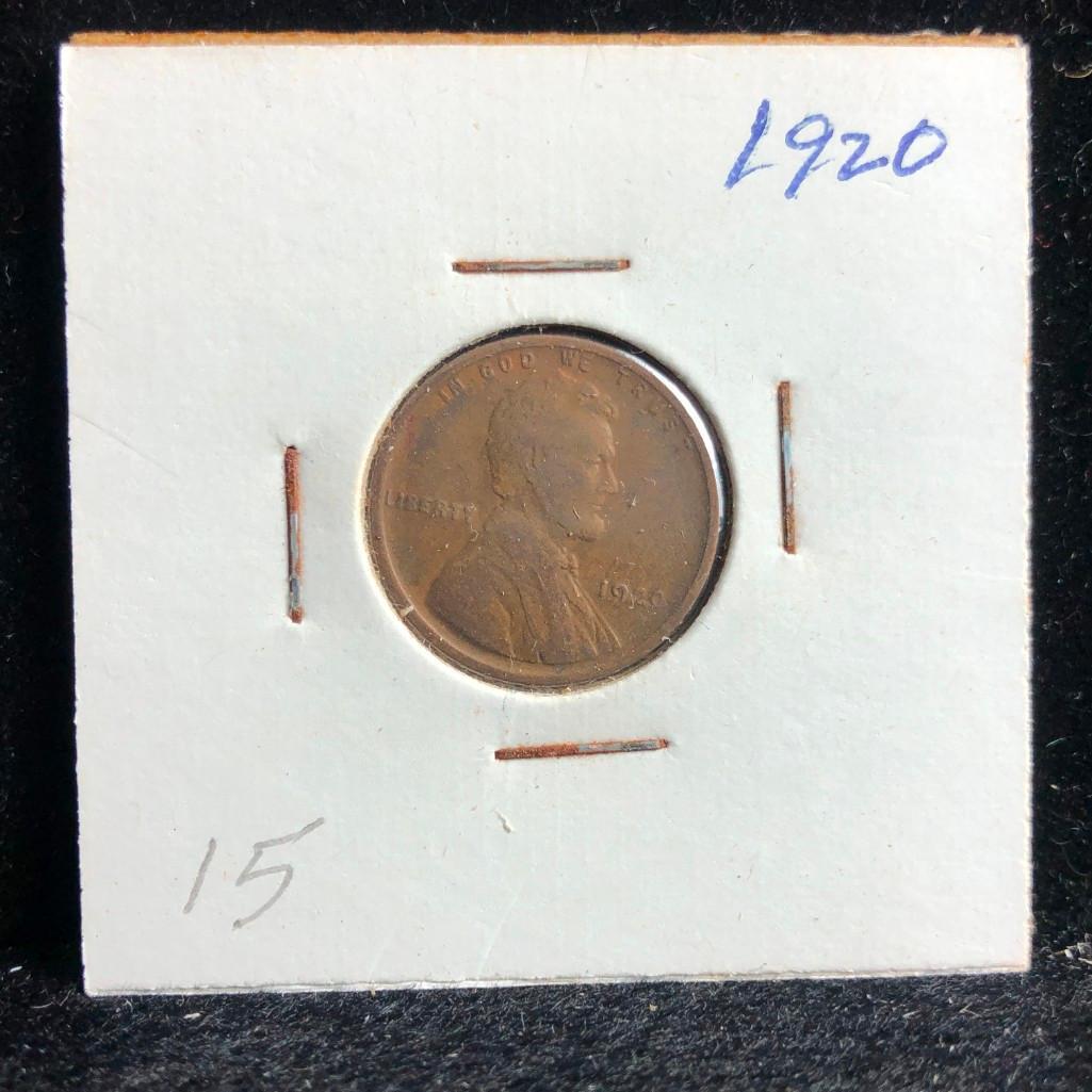 1920 Lincoln Wheat Penny (1 of 2)