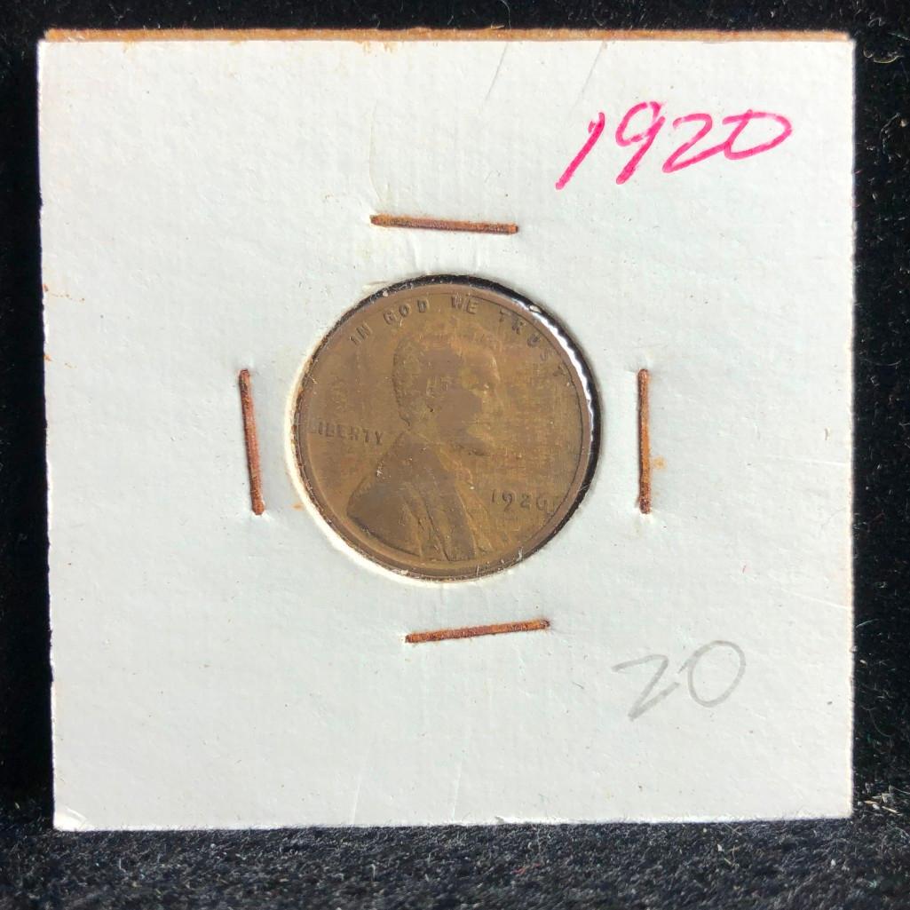 1920 Lincoln Wheat Penny (1 of 2)