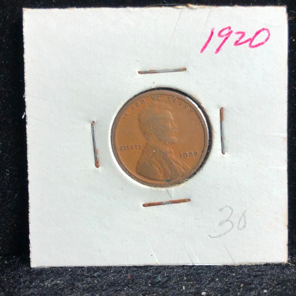 1920 Lincoln Wheat Penny (1 of 2)