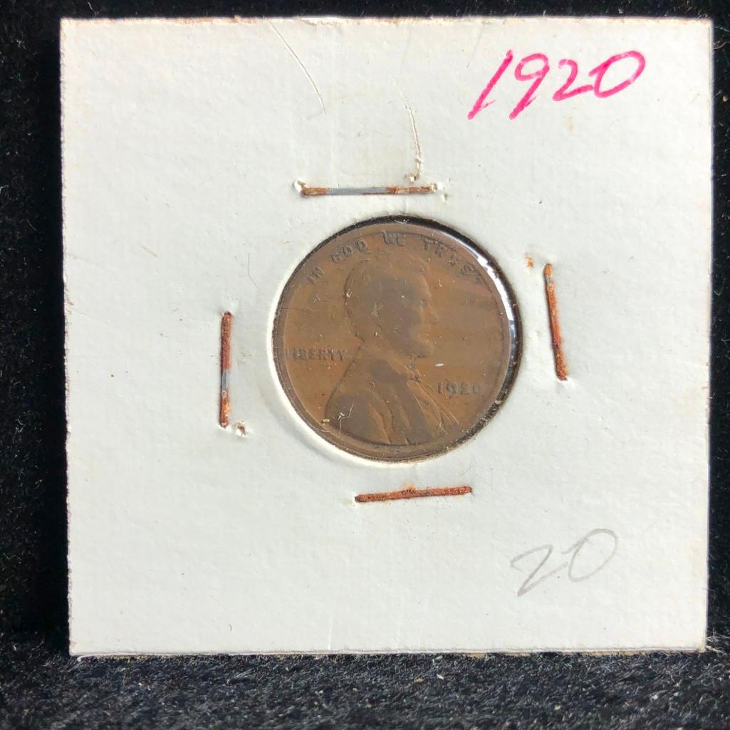 1920 Lincoln Wheat Penny (1 of 2)