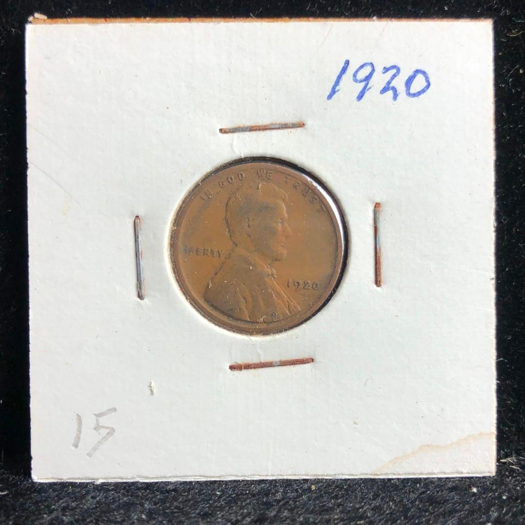 1920 Lincoln Wheat Penny (1 of 2)