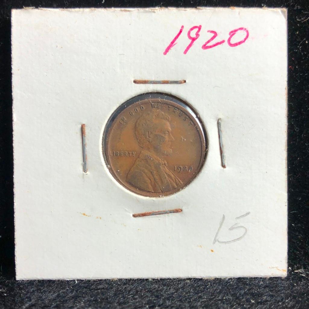 1920 Lincoln Wheat Penny (1 of 2)