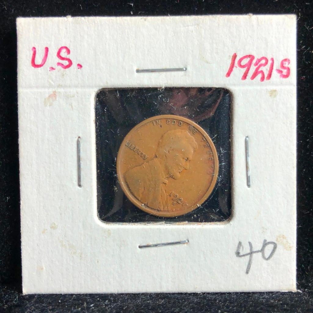 1921-S Lincoln Wheat Penny (1 of 2)