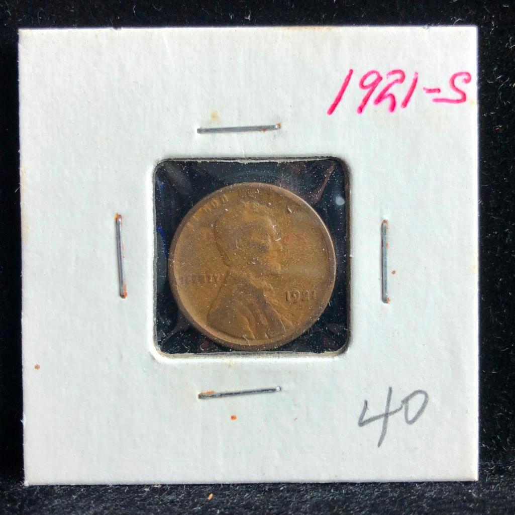 1921-S Lincoln Wheat Penny (1 of 2)