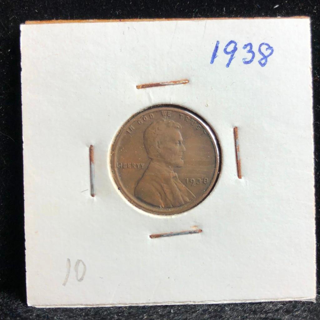1938 Lincoln Wheat Penny (1 of 2)