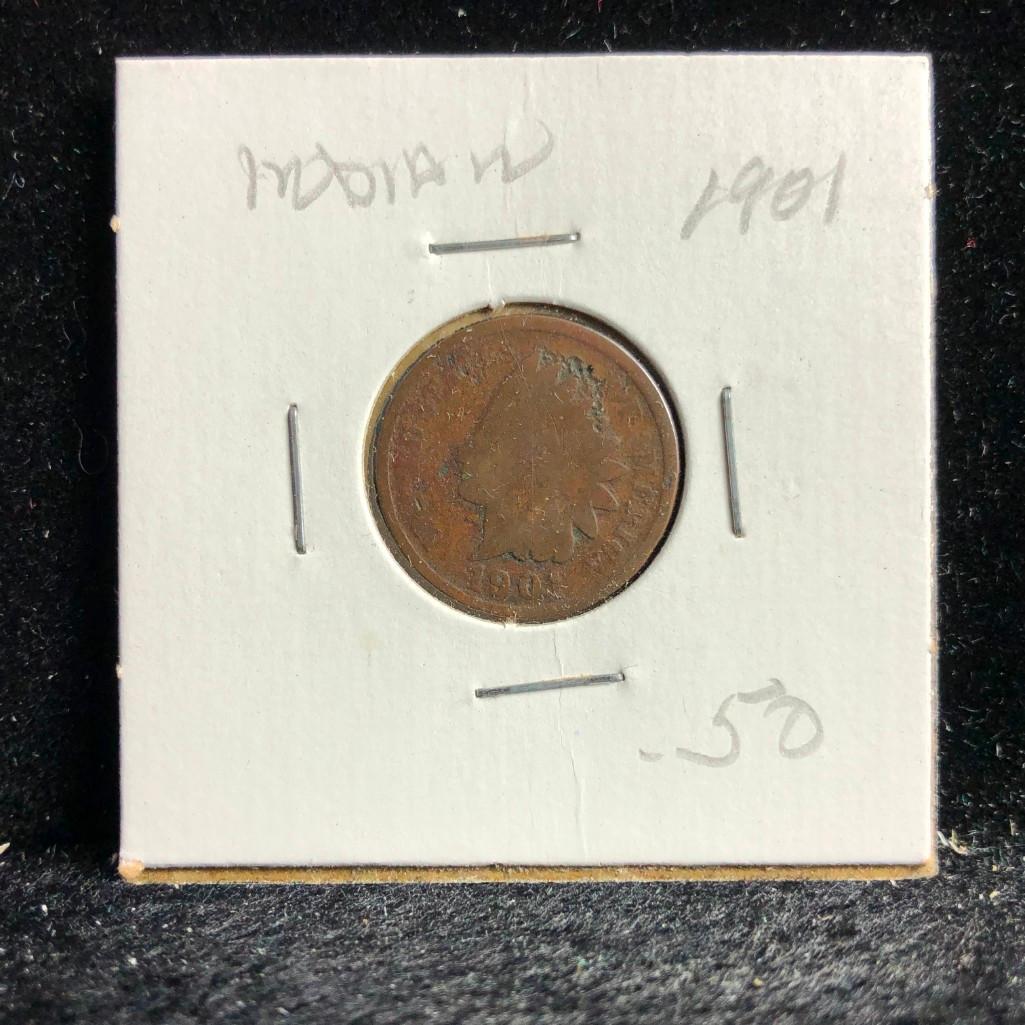 1901 Indian Head Penny (1 of 2)