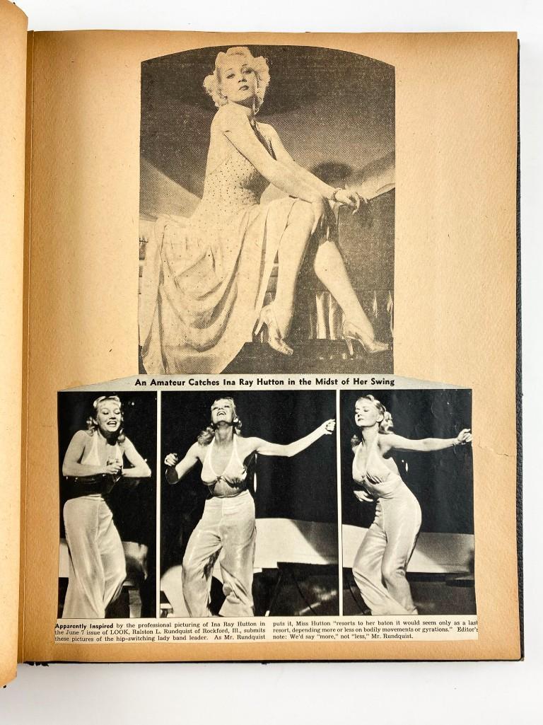 Vintage Scrapbook W/ Images of 1940-1950s Dancers: Vintage Scrapbook Filled with Images of 1940's / 1950's Dancers Measures approx. 14.5 in. x 12.5 in. x 1 in. Weight 2 lbs. 7 oz.