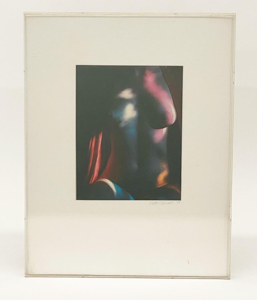 Patty Carroll (b. 1946) Photograph of Nude 1981: Patty Carroll Photograph on Photo Paper Nude â€˜81. Visible: Approx. 9 in. x 7 in. Overall: Approx. 18 in. x 14 in. Weight 3 lbs. 2 oz.