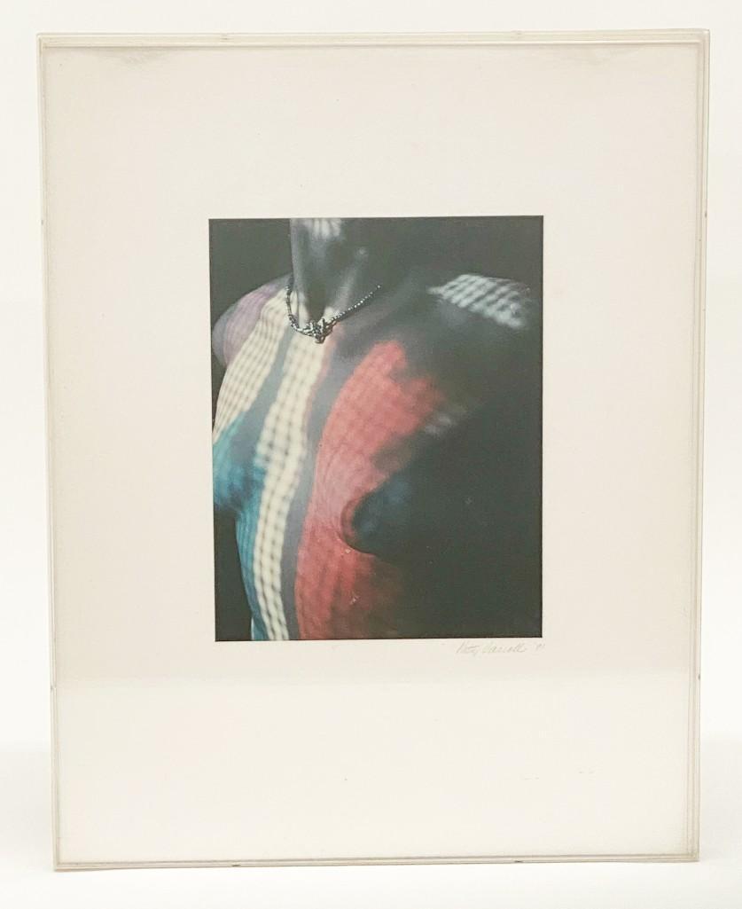 Patty Carroll (b. 1946) Photograph of Nude 1981: Patty Carroll Photograph on Photo Paper Nude â€˜81. Visible: Approx. 9 in. x 7 in. Overall: Approx. 18 in. x 14 in. Weight 3 lbs. 2 oz.