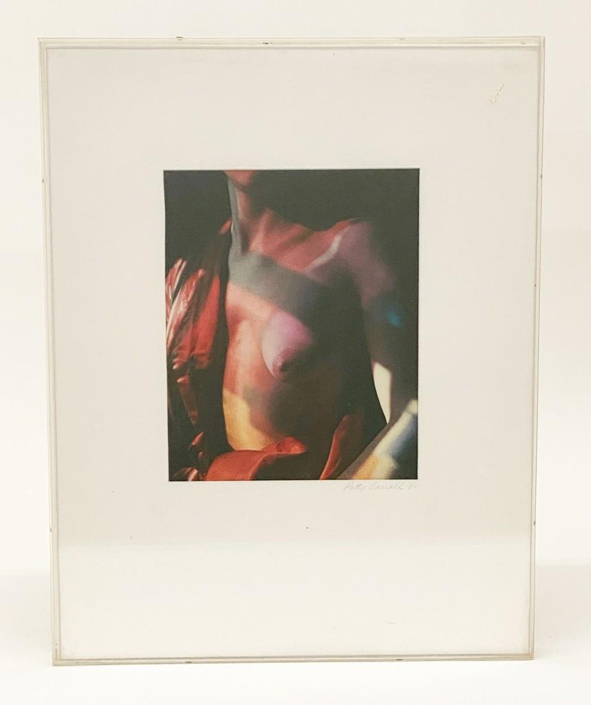 Patty Carroll (b. 1946) Photograph of Nude 1981: Patty Carroll Photograph on Photo Paper Nude â€˜81. Visible: Approx. 9 in. x 7 in. Overall: Approx. 18 in. x 14 in. Weight 3 lbs. 2 oz.
