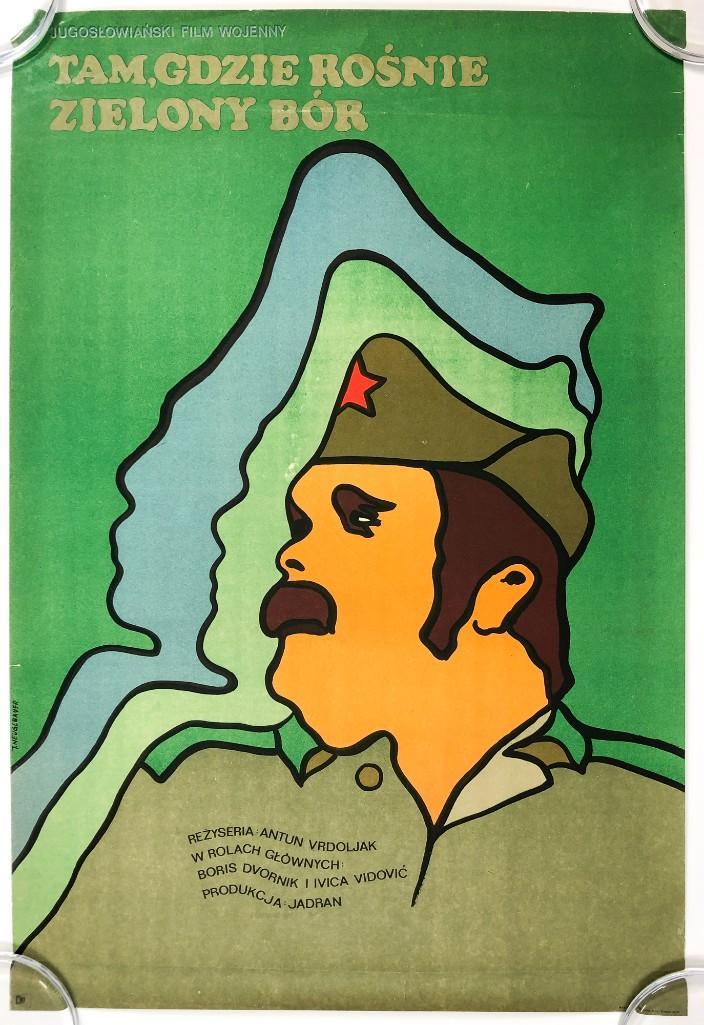 1971 Yugoslavian Film Pine Tree in Mountain Poster: Approx. 31.75 in x 21.5 in. The Pine Tree in the Mountain is a Yugoslav film directed by Antun Vrdoljak. Set during World War II the film follows the exploits of a brigade of partisans, concentrating 