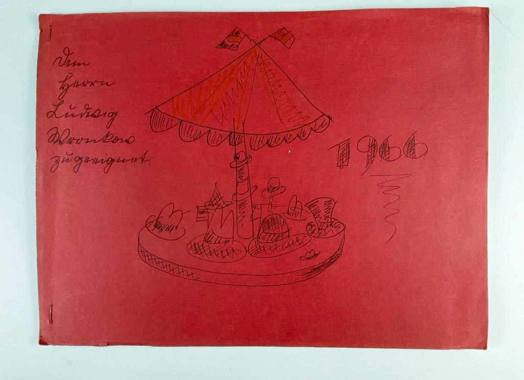 Ludwig & George Wronkow Handmade Illustrated Book 1966: Approx. 9 in. x 12 in. Hughes Auctions is thrilled to present 29 lots of original handmade Artist Booklets by gifted designers Ludwig and George Wronkow, ranging in date from 1955-1971 (please see oth