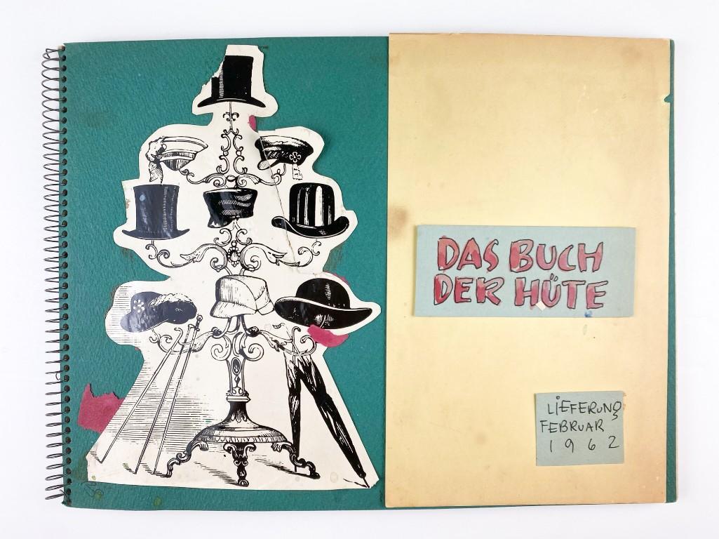 Ludwig & George Wronkow Handmade Illustrated Book 1962: This book includes 12 pages, some double-sided. Approx. 9 in. x 12 in. Weight 12 oz. Hughes Auctions is thrilled to present 29 lots of original handmade Artist Booklets by gifted designers Ludwig and 