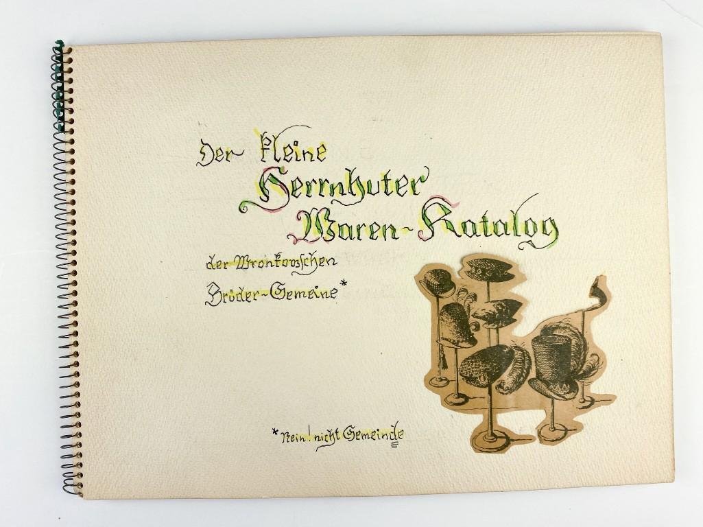 Ludwig & George Wronkow Handmade Illustrated Book 1971: This book includes 11 pages. Approx. 9 in. x 12 in. Unglued. Weight 15 oz. Hughes Auctions is thrilled to present 29 lots of original handmade Artist Booklets by gifted designers Ludwig and George Wro