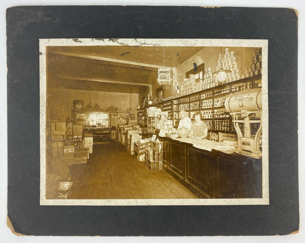 Vintage Photograph on Board Old General Store Grocery (1 of 9)