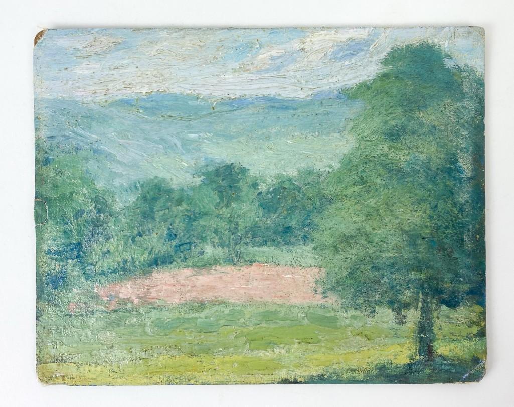 Attrib. William Zabriskie Oil Painting, Norfolk, Conn. (1 of 5)