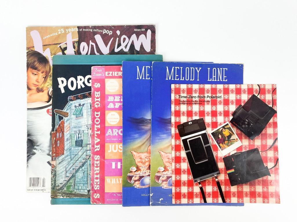 Lot of 15 Ephemera Magazines, Menus, Catalogs, Manuals (1 of 4)