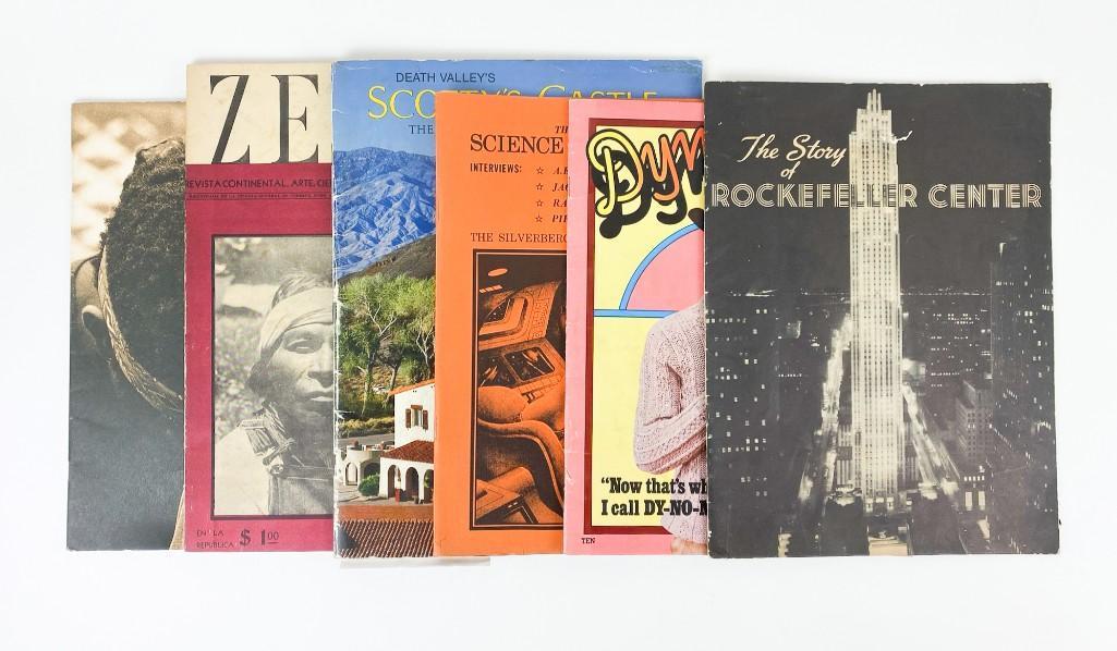 Lot of 14 Vintage Ephemera Magazines Programs Pamphlets (1 of 6)