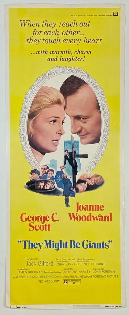 Original 1971 Poster They Might Be Giants Film (1 of 12)