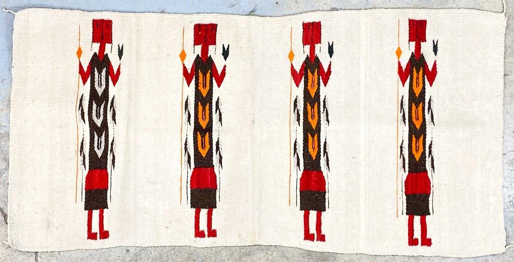 Navajo Four Figure Yei Rug (1 of 5)