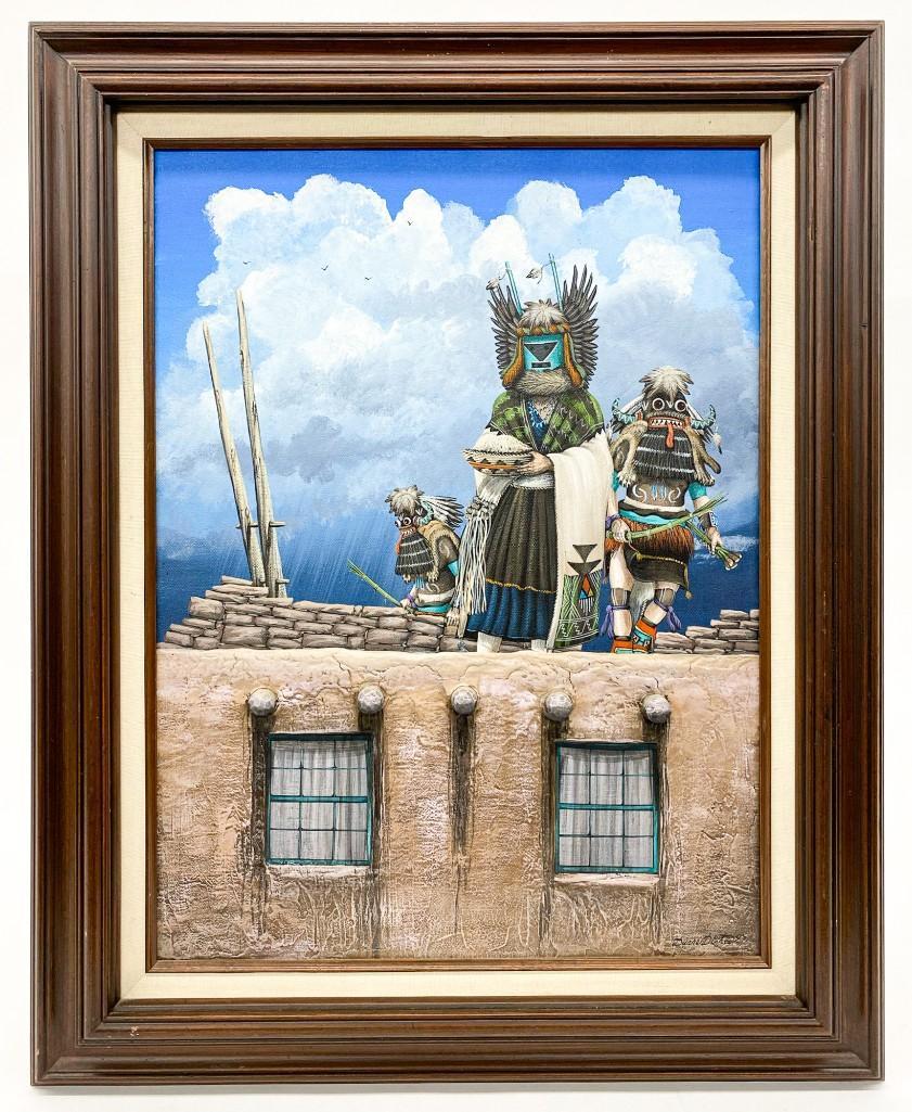 Duane Dishta (1946-2011) Oil on Canvas, 1987 (1 of 12)