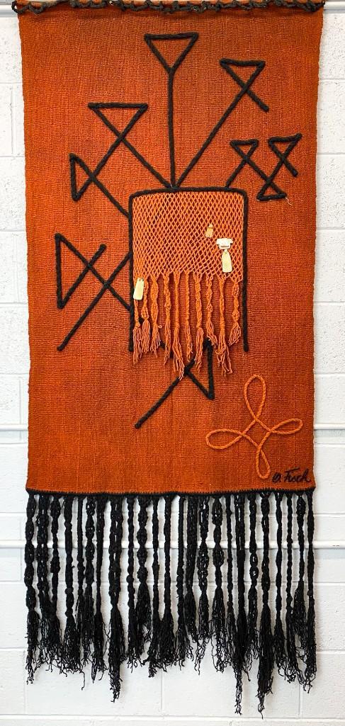 Olga Fisch (1901-1990) Handwoven Mid-Century Tapestry (1 of 9)