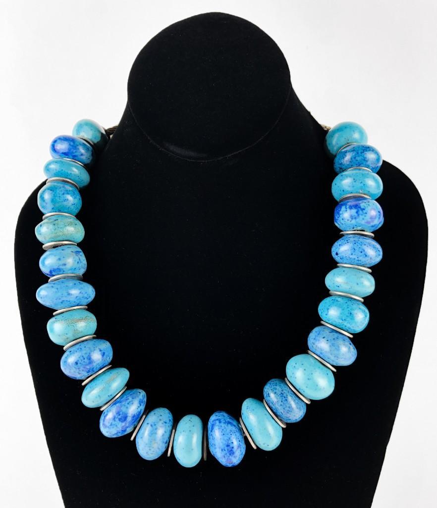Doyle Lane (1925-2002) Mid-Century Pottery Necklace (1 of 7)