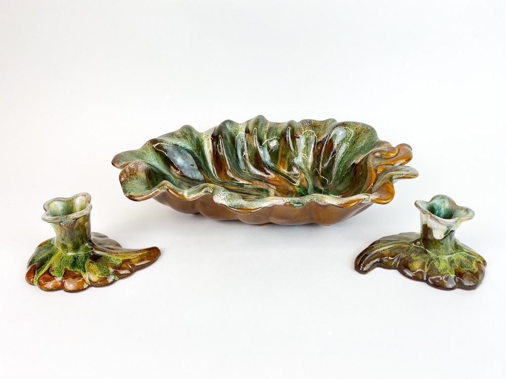 Lot of 3 Vintage Anna Van Briggle Art Pottery (1 of 16)