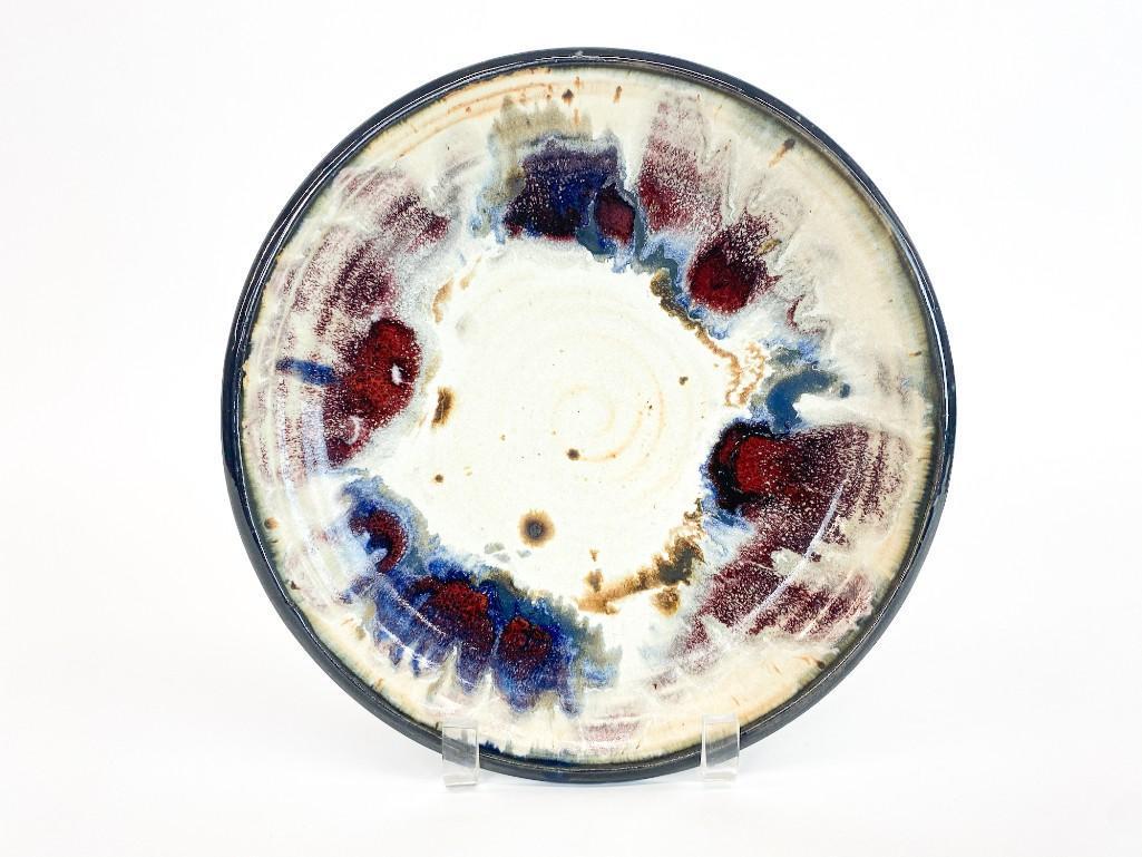 Otto Heino (1915-2009) Signed Multicolor Ceramic Plate (1 of 7)
