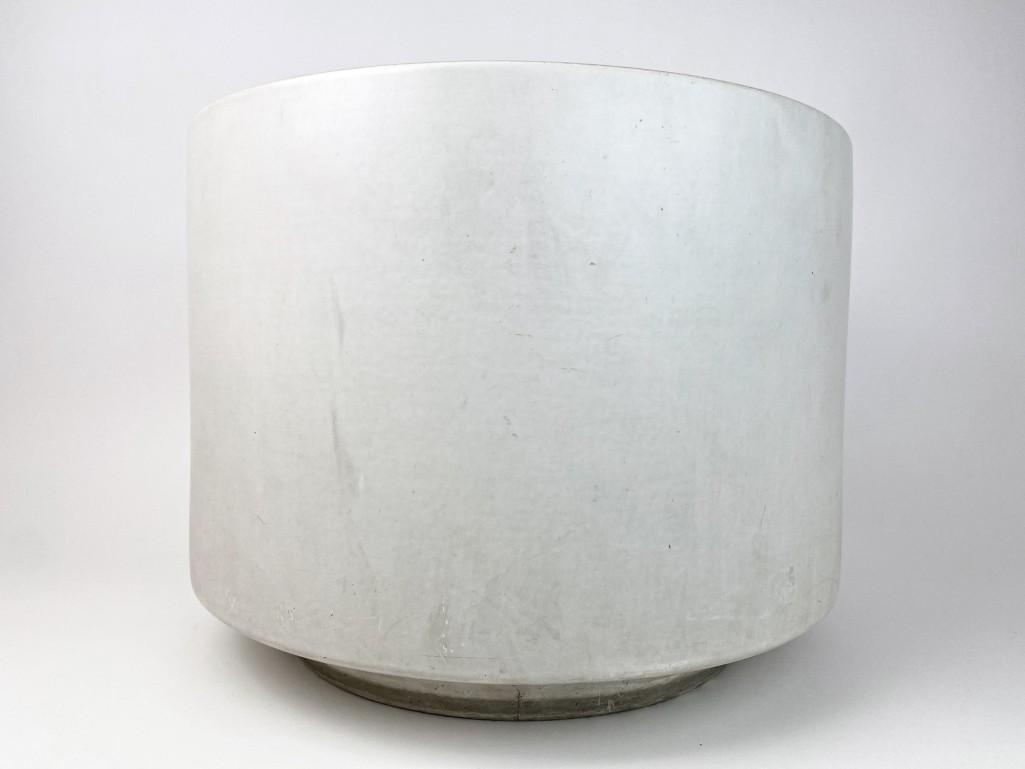 Gainey Vintage White Mid Century Planter Pot (1 of 8)