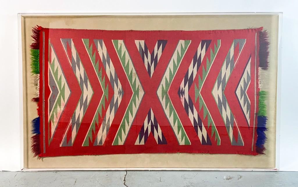 Navajo Germantown Sunday Saddle Blanket (1 of 7)