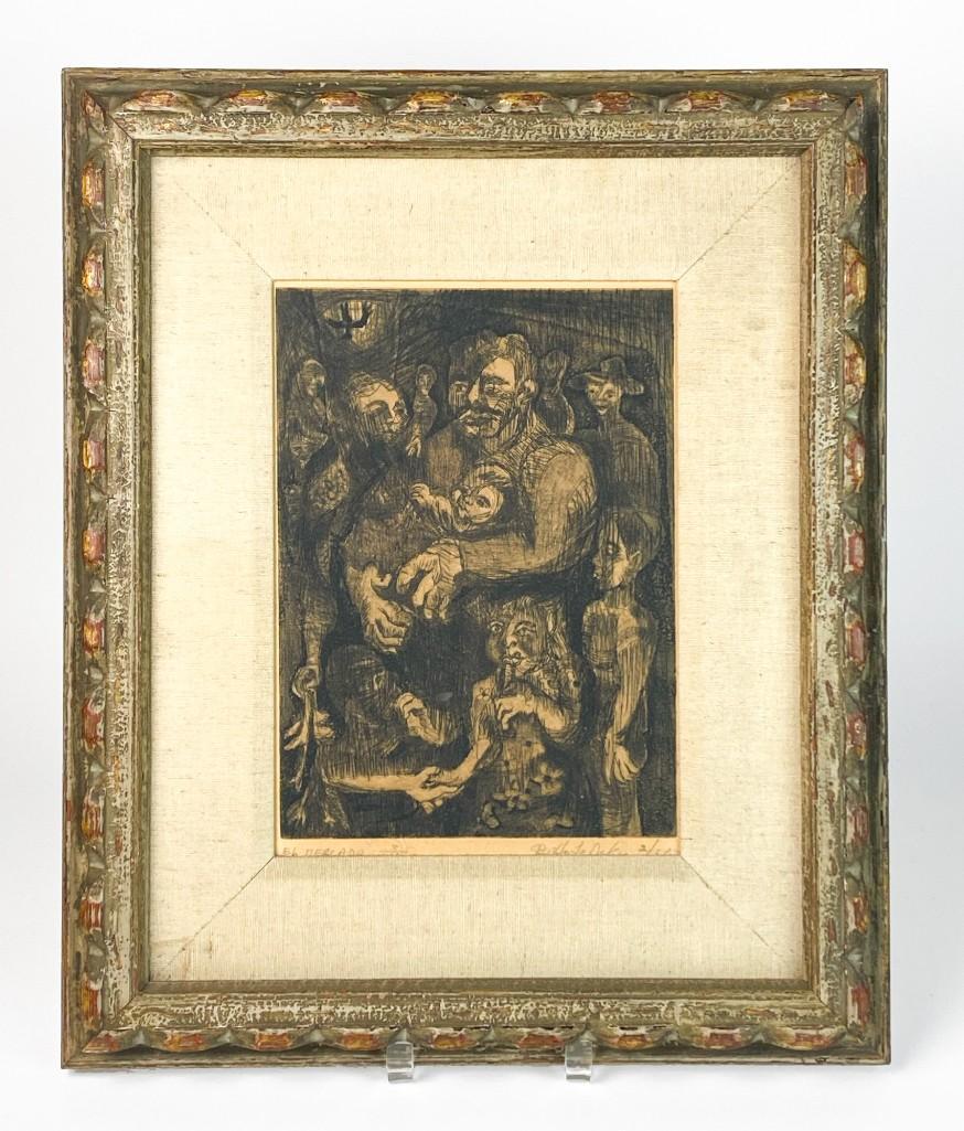 Betty LaDuke (b. 1933) Pencil Signed/Numbered Aqua Tint (1 of 9)