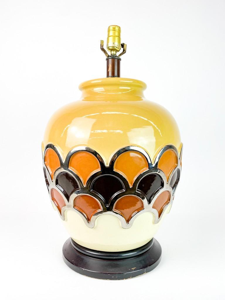 Pierre Cardin Attrib. Multi Colored Ceramic Lamp (1 of 5)