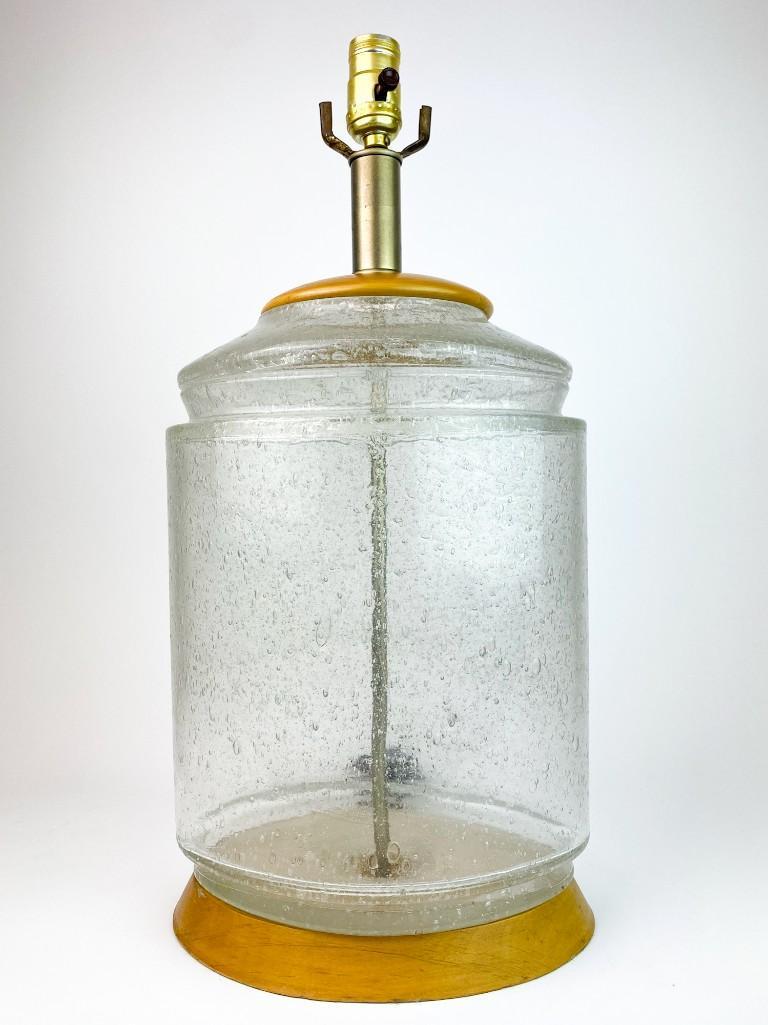 Italian Pulieguso Studio Glass Vintage Mid Century Lamp (1 of 5)